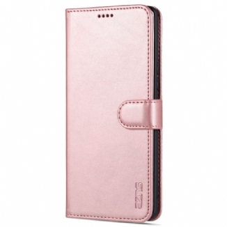 Capa De Couro Para Huawei Nova 9 Efeito Couro Azns