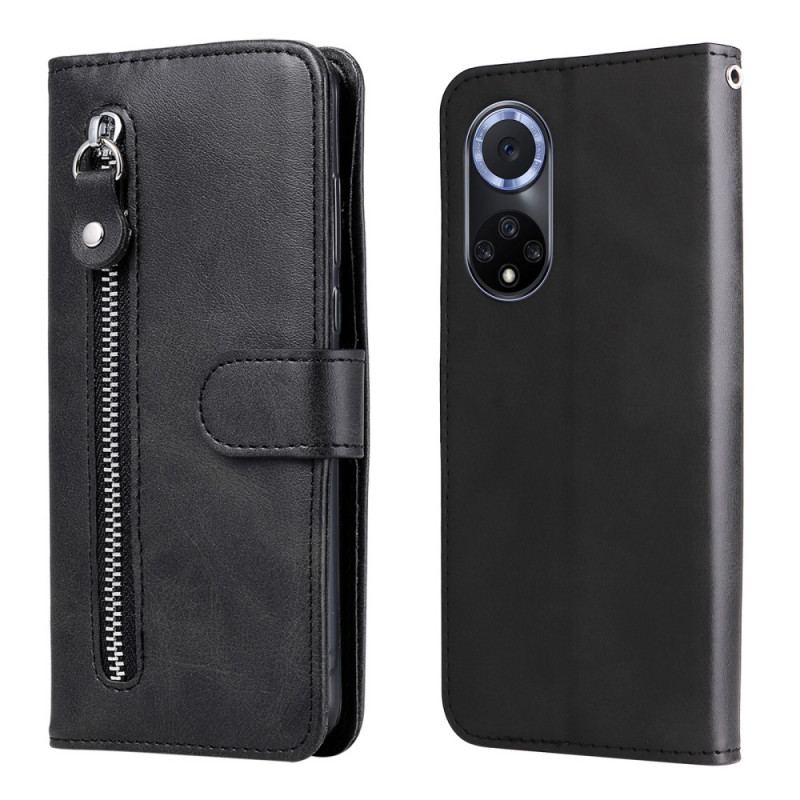 Capa Flip Para Huawei Nova 9 Porta-moedas Vintage