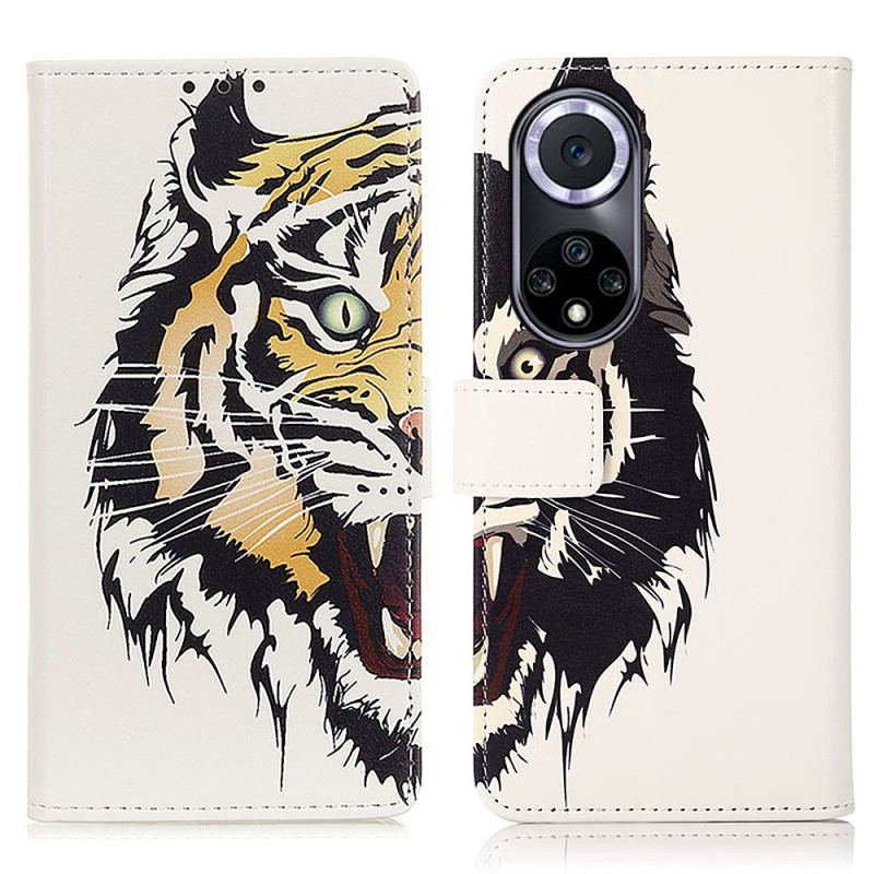 Capa Flip Para Huawei Nova 9 Tigre Feroz