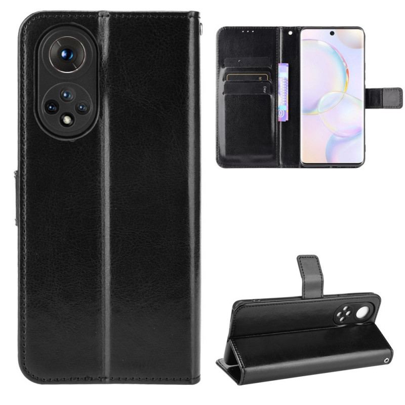 Capa Folio Para Huawei Nova 9 Couro Falso Chamativo