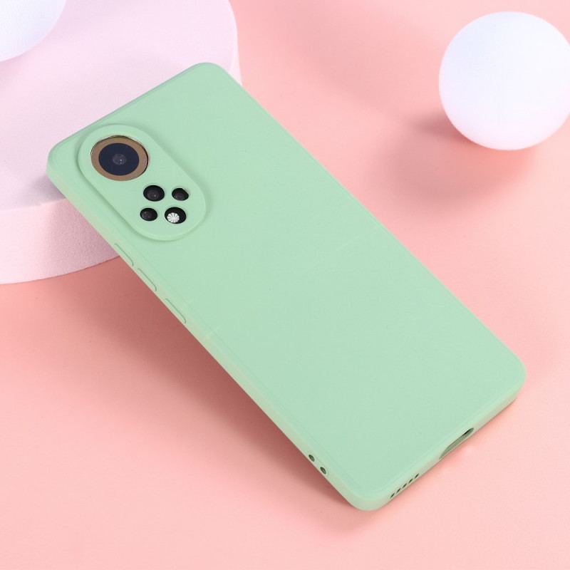 Capa Para Huawei Nova 9 Silicone Líquido Com Cordão