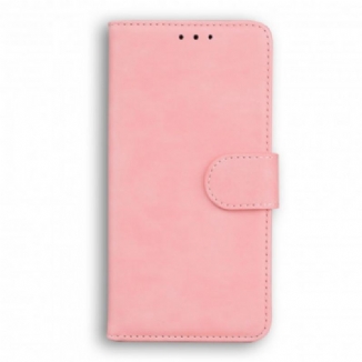 Capa De Couro Para Huawei P50 Estilo Couture Vintage Couture