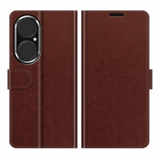 Capa Flip Para Huawei P50 Estilo Design De Couro