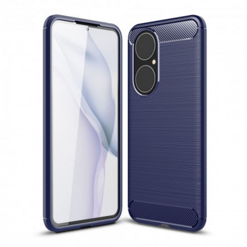 Capa Para Huawei P50 Fibra De Carbono Escovada