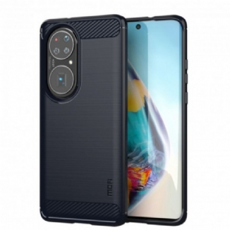 Capa Para Huawei P50 Fibra De Carbono Escovada Mofi