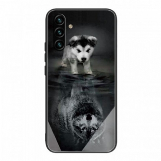 Capa De Celular Para Samsung Galaxy A13 5G / A04s Cachorrinho Sonho De Vidro Temperado