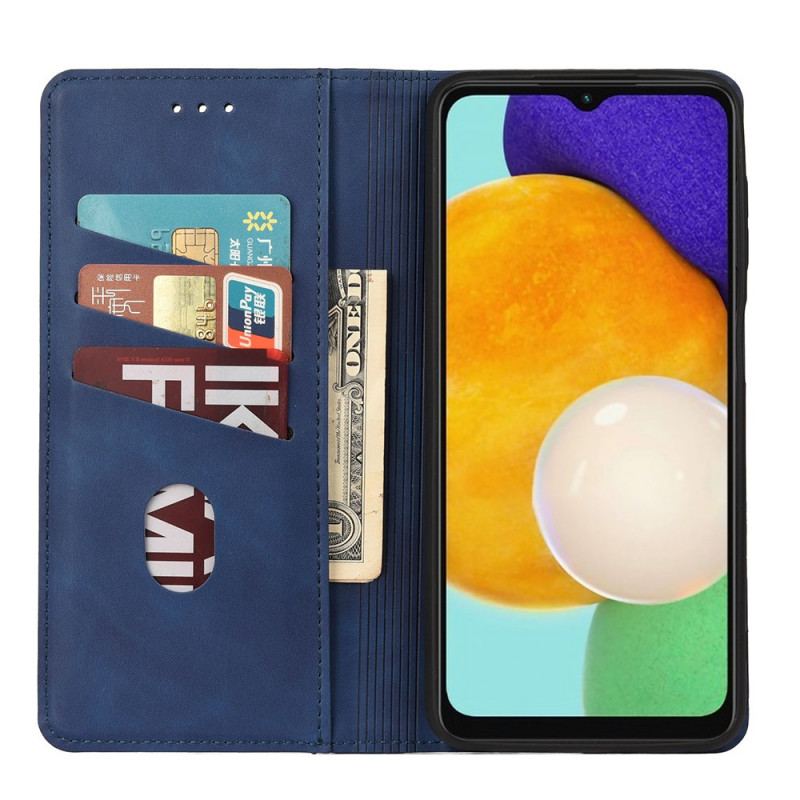 Capa De Celular Para Samsung Galaxy A13 5G / A04s Flip Efeito Couro Empresarial Em Dois Tons