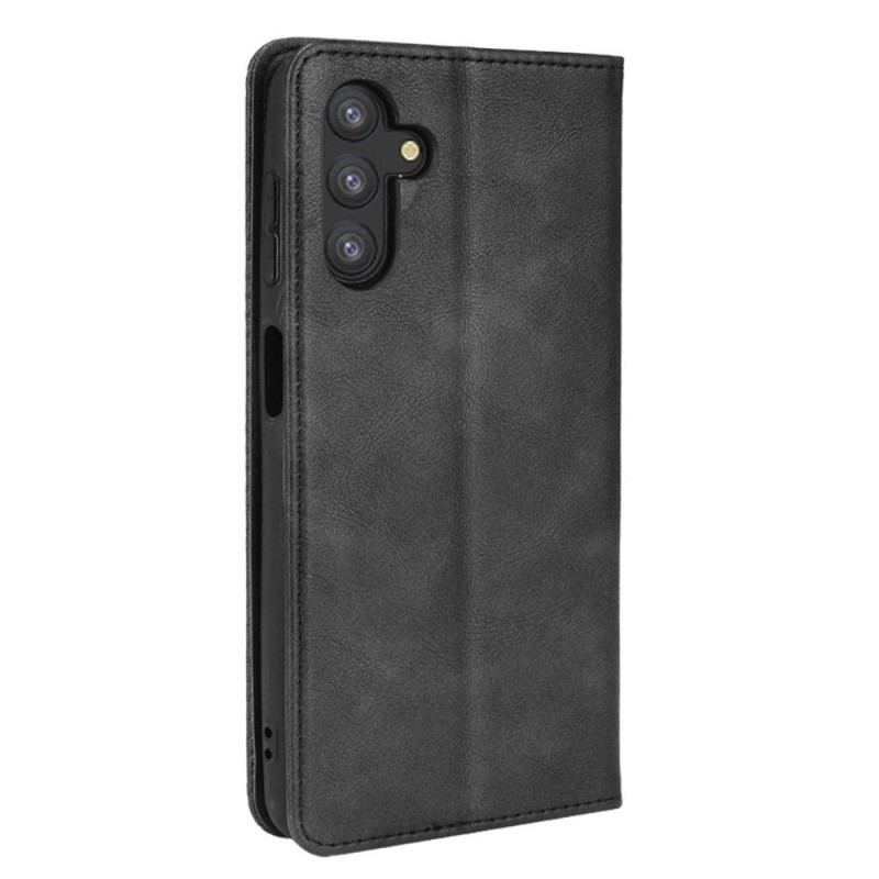 Capa De Celular Para Samsung Galaxy A13 5G / A04s Flip Efeito Couro Vintage Estilizado