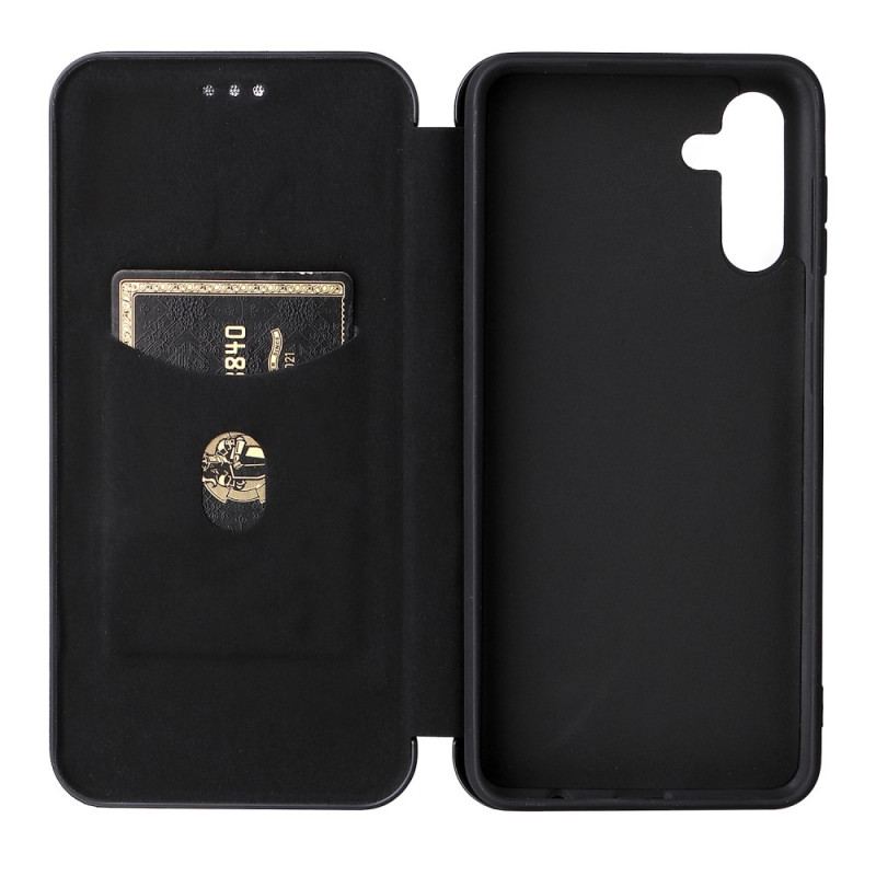 Capa De Celular Para Samsung Galaxy A13 5G / A04s Flip Fibra De Carbono