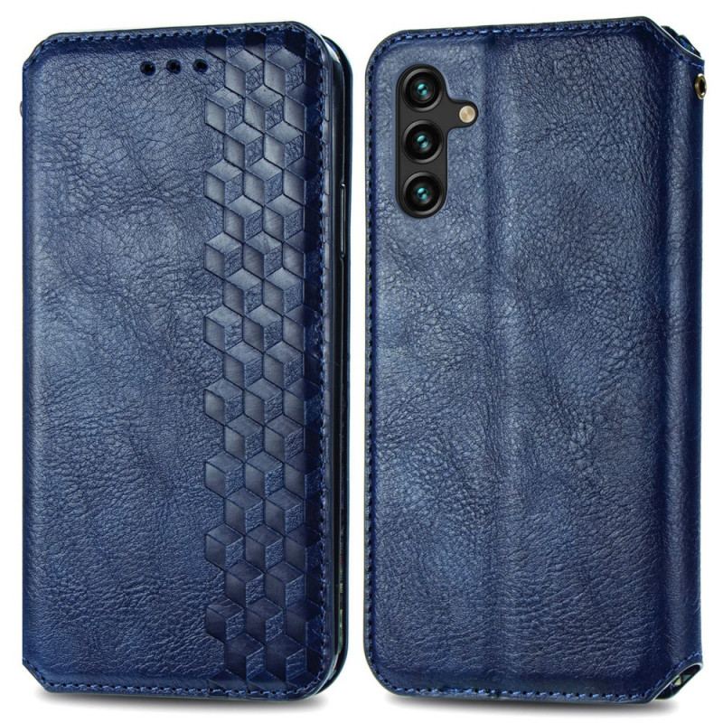 Capa De Celular Para Samsung Galaxy A13 5G / A04s Flip Textura Diamante Efeito Couro