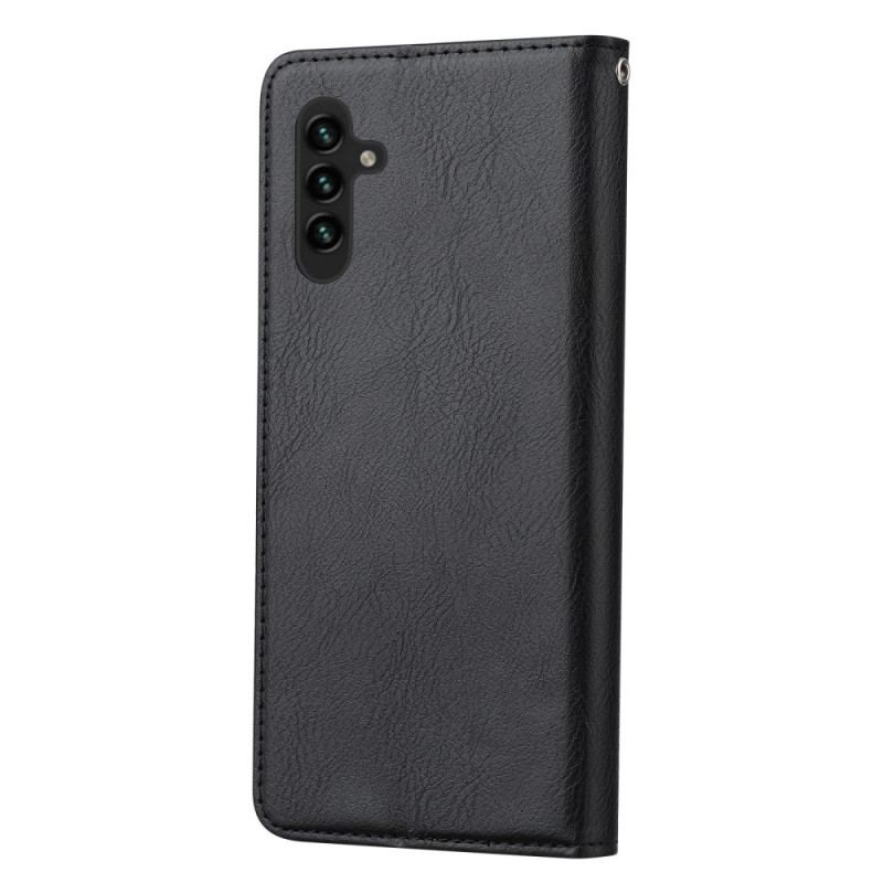 Capa De Celular Para Samsung Galaxy A13 5G / A04s Flip Titular De Cartão De Couro Sintético