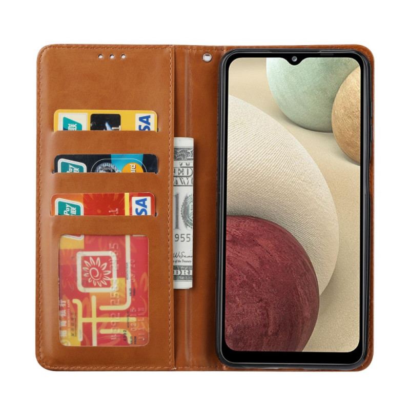 Capa De Celular Para Samsung Galaxy A13 5G / A04s Flip Titular De Cartão De Couro Sintético