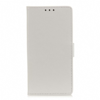 Capa De Couro Para Samsung Galaxy A13 5G / A04s Efeito Couro Brilhante Simples