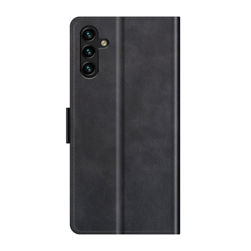 Capa De Couro Para Samsung Galaxy A13 5G / A04s Efeito Couro Designer