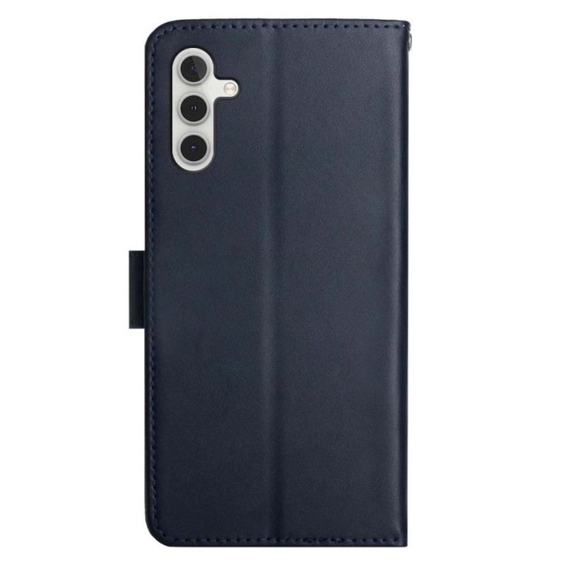 Capa De Couro Para Samsung Galaxy A13 5G / A04s Couro Napa Genuíno