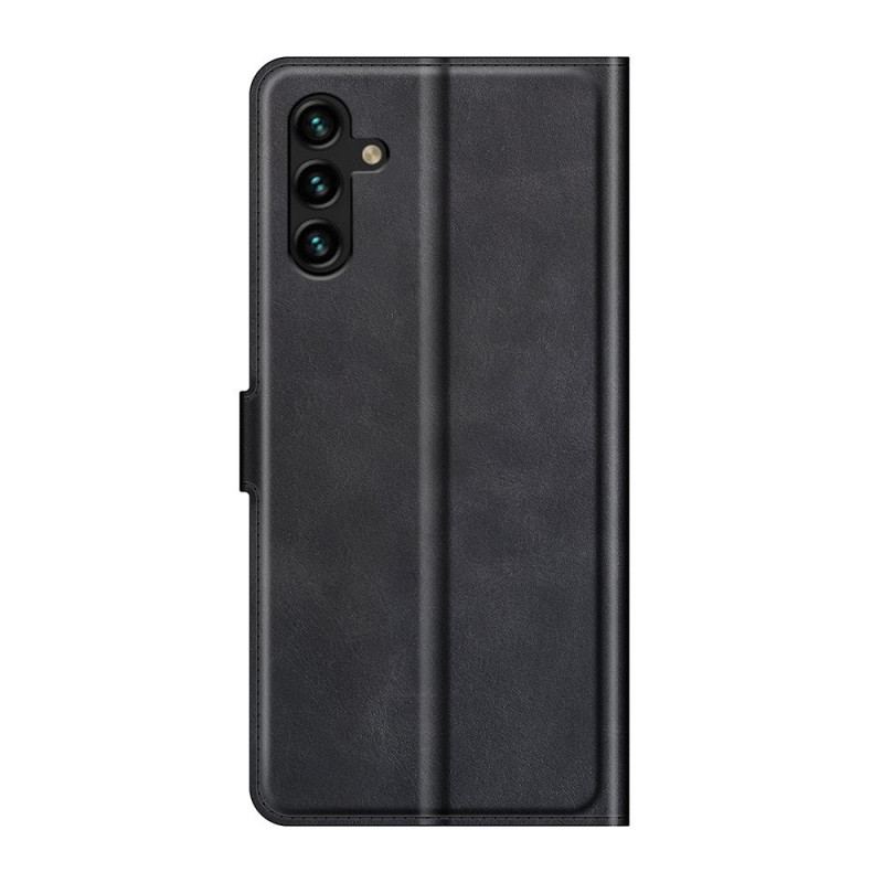 Capa Em Pele Para Samsung Galaxy A13 5G / A04s Couro Sintético Fino