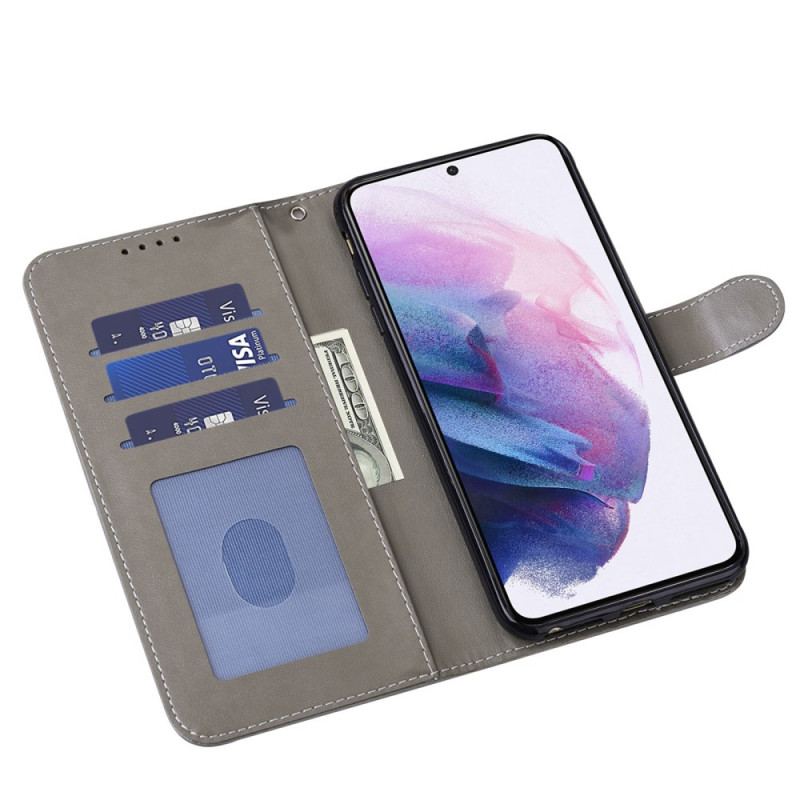 Capa Flip Para Samsung Galaxy A13 5G / A04s Árvore E Veado