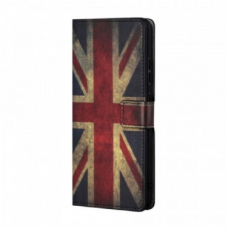 Capa Flip Para Samsung Galaxy A13 5G / A04s Bandeira Da Inglaterra