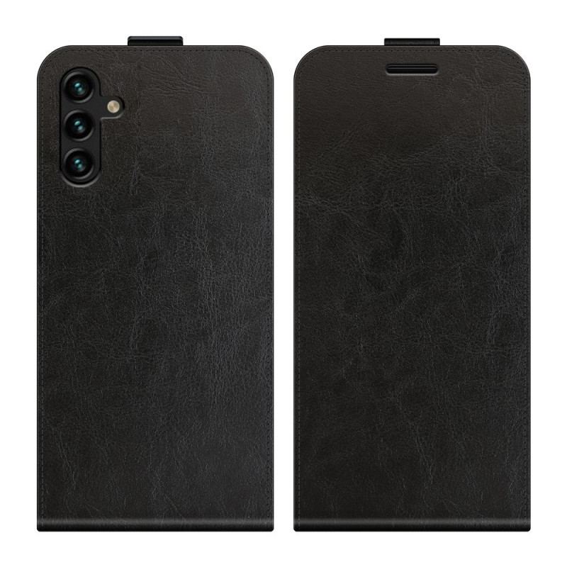 Capa Flip Para Samsung Galaxy A13 5G / A04s De Couro Aba Vertical Efeito Couro