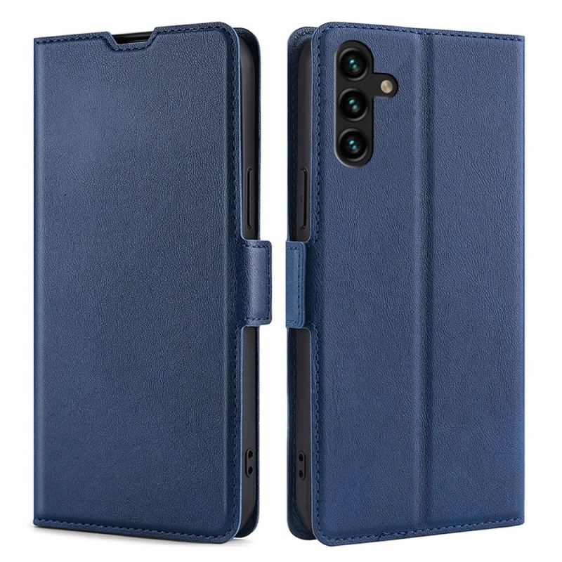 Capa Flip Para Samsung Galaxy A13 5G / A04s De Couro Design De Aba Dupla