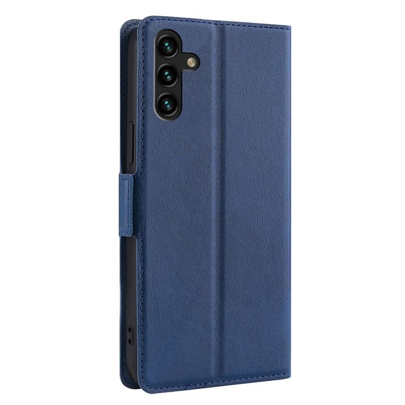 Capa Flip Para Samsung Galaxy A13 5G / A04s De Couro Design De Aba Dupla