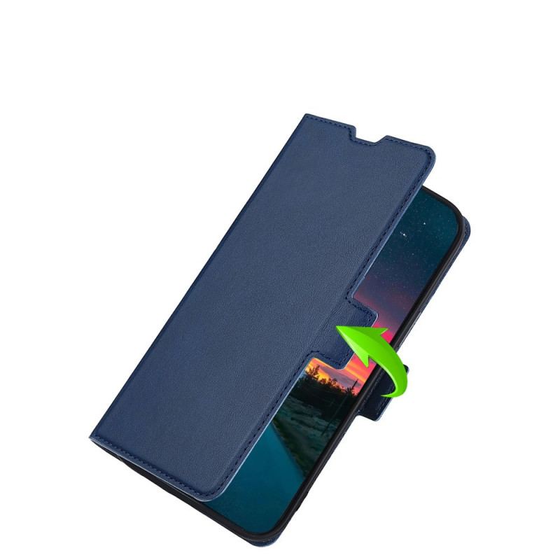 Capa Flip Para Samsung Galaxy A13 5G / A04s De Couro Design De Aba Dupla