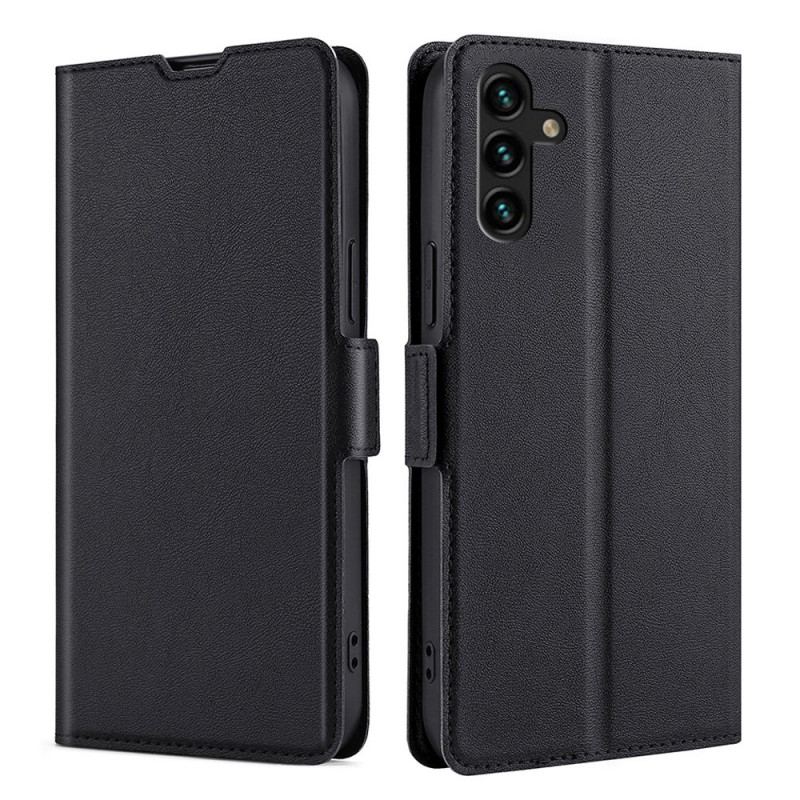 Capa Flip Para Samsung Galaxy A13 5G / A04s De Couro Design De Aba Dupla