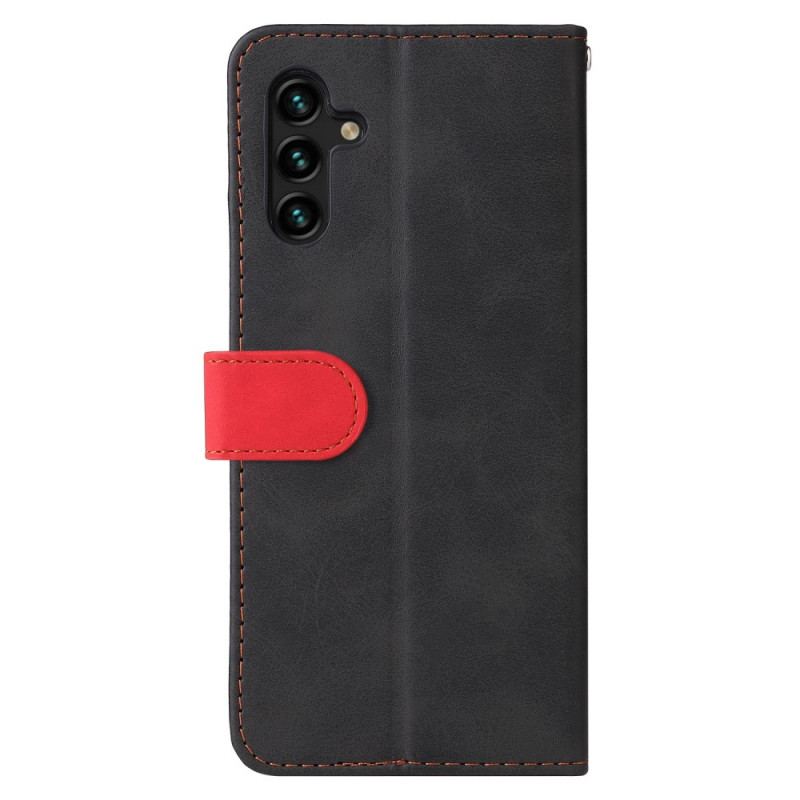 Capa Flip Para Samsung Galaxy A13 5G / A04s Dois Tons