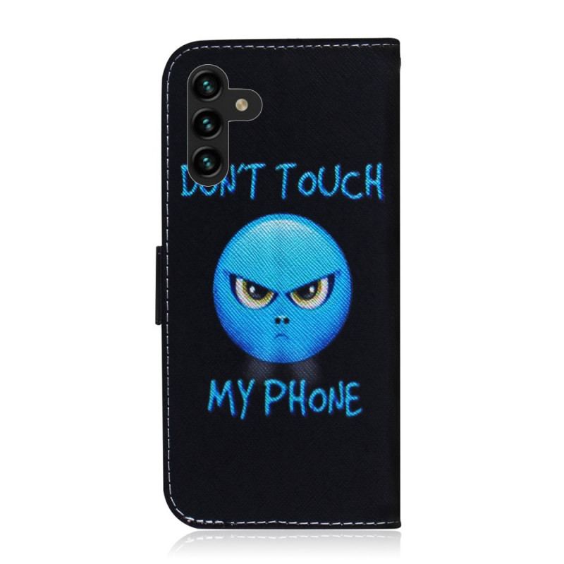 Capa Flip Para Samsung Galaxy A13 5G / A04s Emoji Telefone