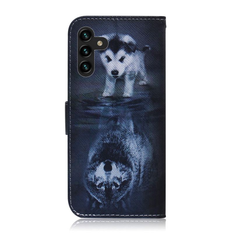 Capa Flip Para Samsung Galaxy A13 5G / A04s Ernesto O Lobo