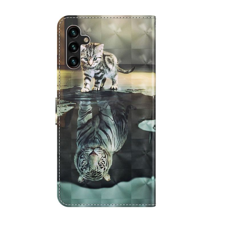 Capa Flip Para Samsung Galaxy A13 5G / A04s Ernesto O Tigre