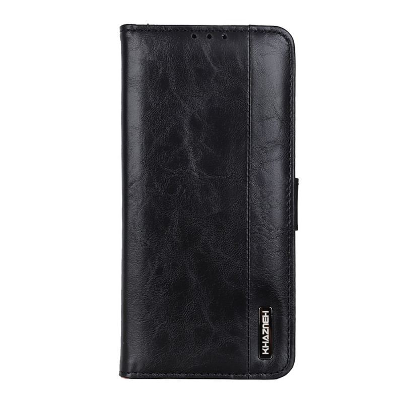 Capa Flip Para Samsung Galaxy A13 5G / A04s Khazneh Elegância Estilo Couro