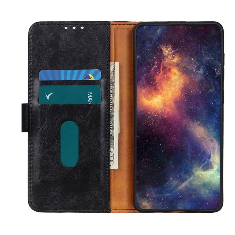 Capa Flip Para Samsung Galaxy A13 5G / A04s Khazneh Elegância Estilo Couro