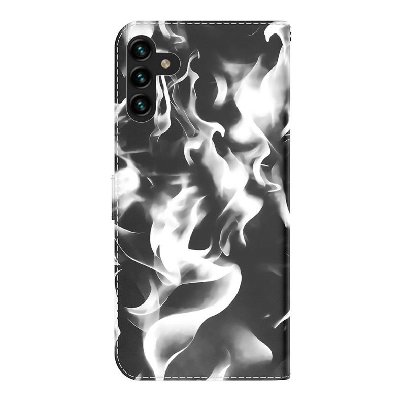 Capa Flip Para Samsung Galaxy A13 5G / A04s Padrão Abstrato