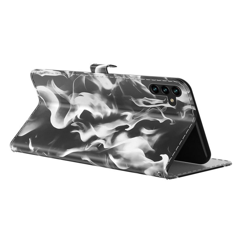 Capa Flip Para Samsung Galaxy A13 5G / A04s Padrão Abstrato