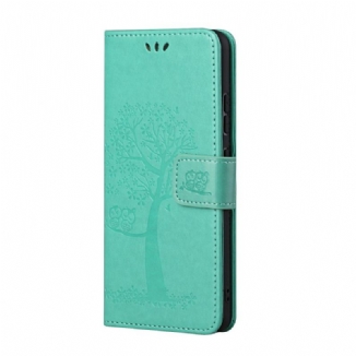 Capa Folio Para Samsung Galaxy A13 5G / A04s De Cordão Tanga E Corujas