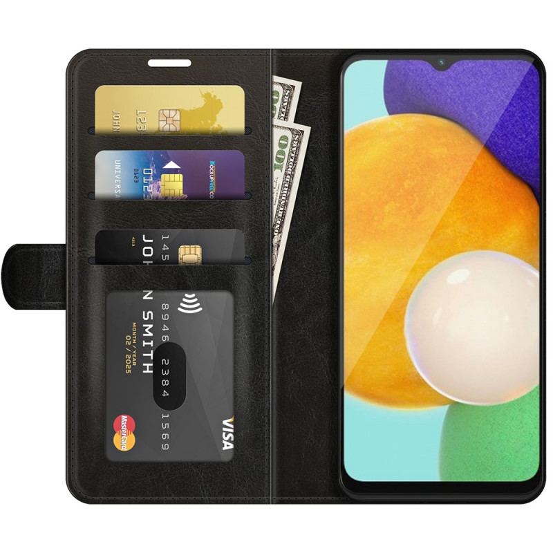 Capa Folio Para Samsung Galaxy A13 5G / A04s Efeito Couro Clássico