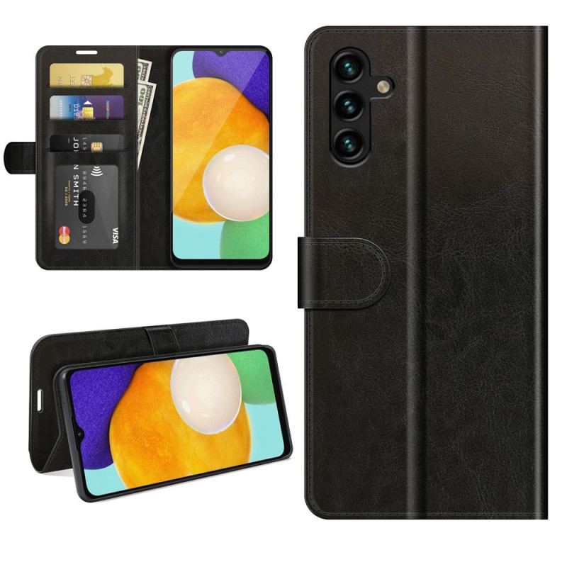 Capa Folio Para Samsung Galaxy A13 5G / A04s Efeito Couro Clássico