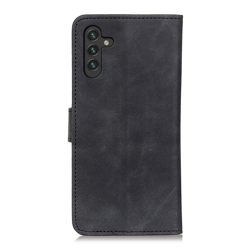 Capa Folio Para Samsung Galaxy A13 5G / A04s Efeito Couro Vintage Khazneh