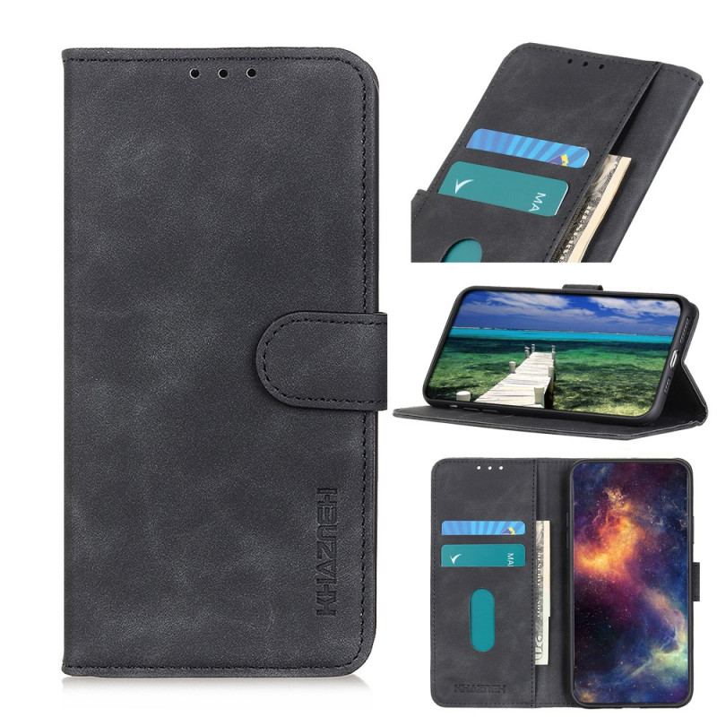 Capa Folio Para Samsung Galaxy A13 5G / A04s Efeito Couro Vintage Khazneh