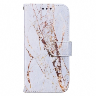 Capa Folio Para Samsung Galaxy A13 5G / A04s Mármore Intenso