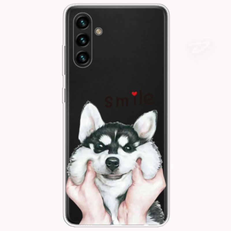 Capa Para Samsung Galaxy A13 5G / A04s Cachorro Sorridente