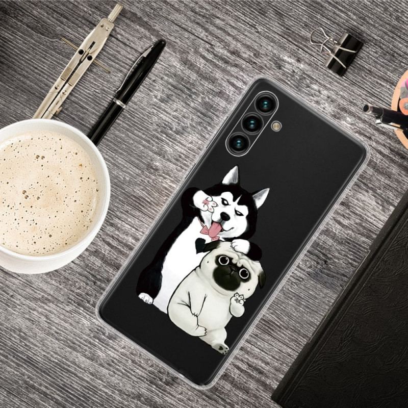 Capa Para Samsung Galaxy A13 5G / A04s Cachorros Engraçados