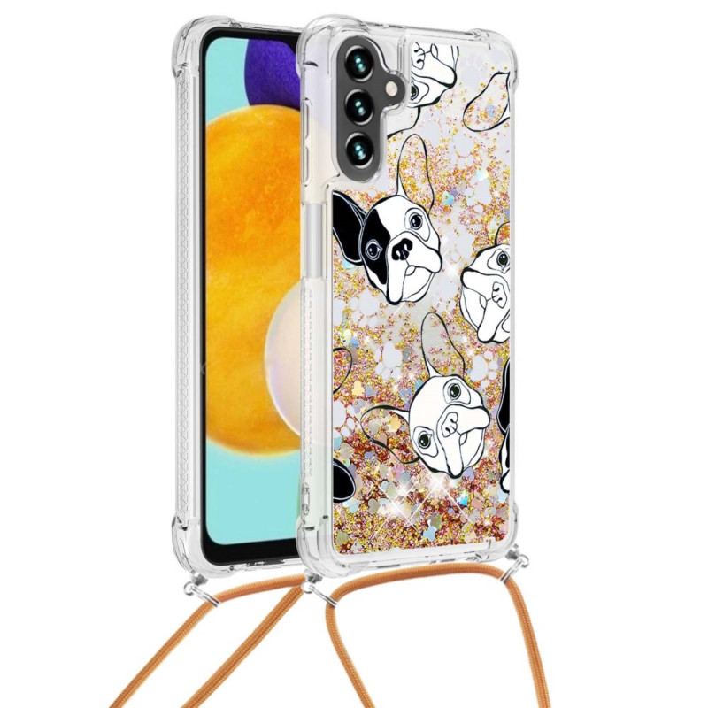 Capa Para Samsung Galaxy A13 5G / A04s De celular Cadelas De Lantejoulas