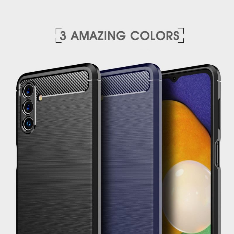 Capa Para Samsung Galaxy A13 5G / A04s Fibra De Carbono Escovada