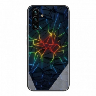 Capa Para Samsung Galaxy A13 5G / A04s Geometria Vidro Temperado