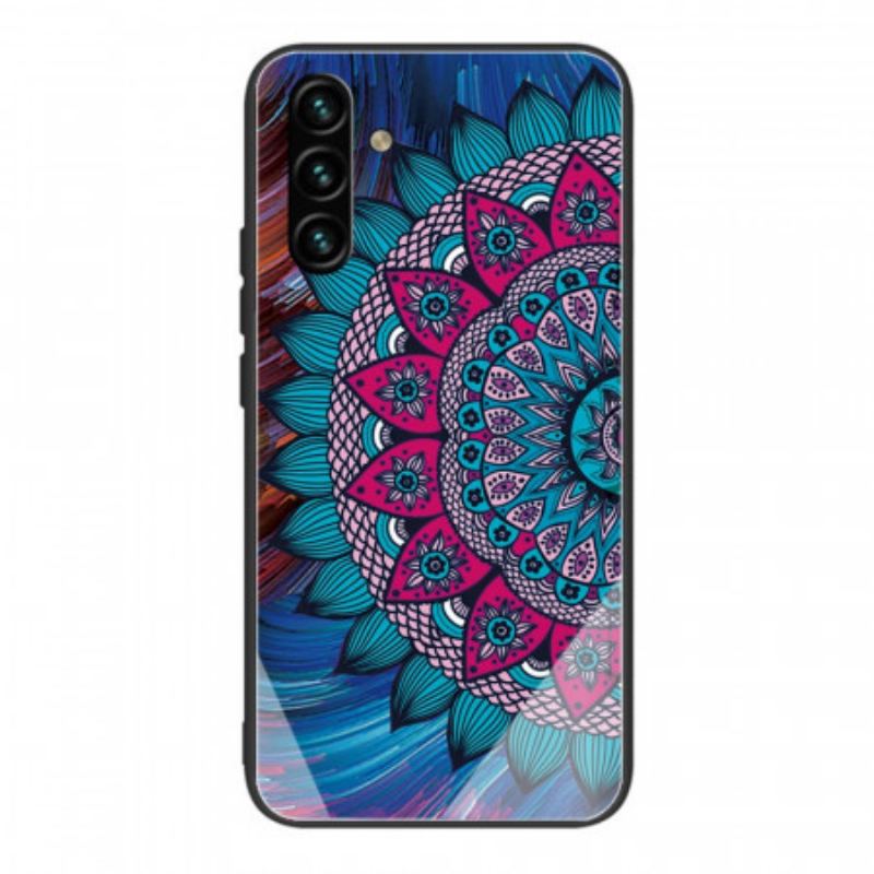 Capa Para Samsung Galaxy A13 5G / A04s Mandala Vidro Temperado