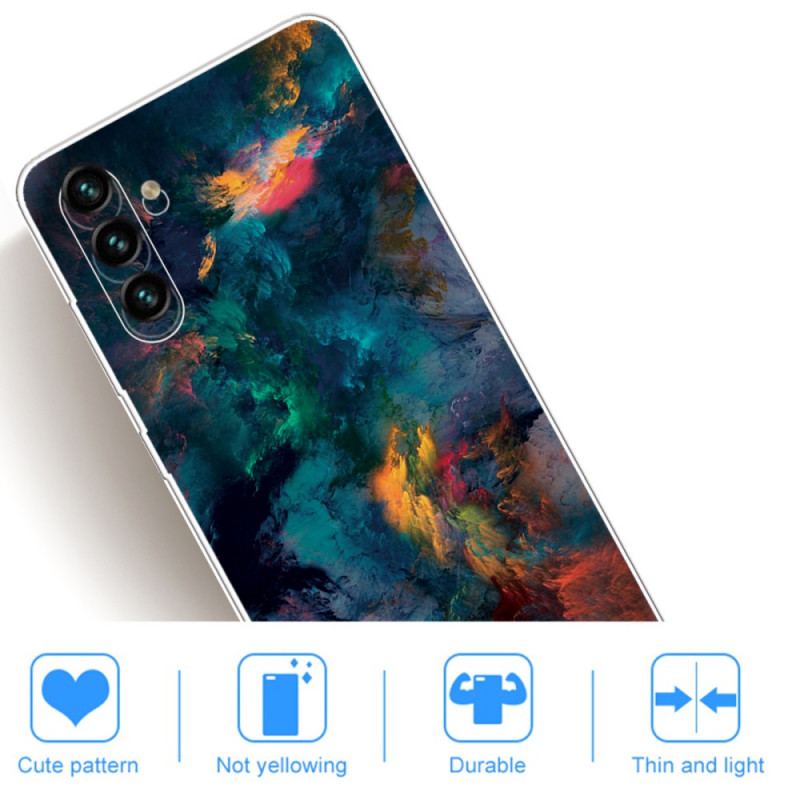 Capa Para Samsung Galaxy A13 5G / A04s Nuvens Coloridas