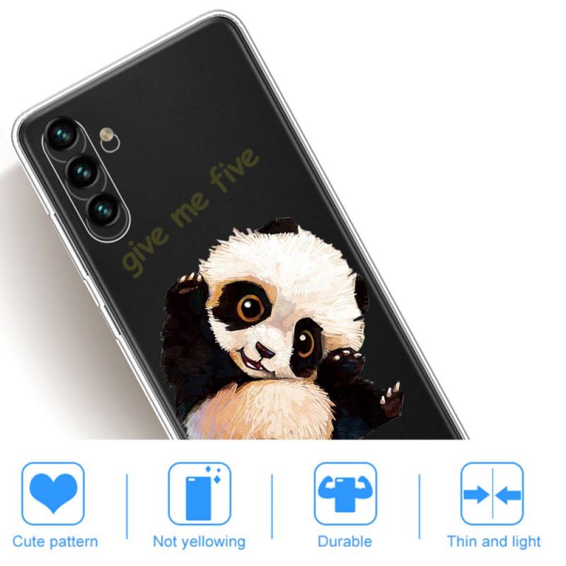 Capa Para Samsung Galaxy A13 5G / A04s Panda Me Dê Cinco