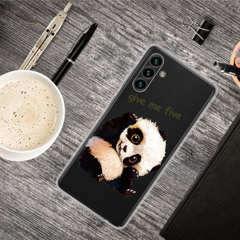 Capa Para Samsung Galaxy A13 5G / A04s Panda Me Dê Cinco